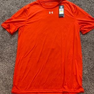 UA locker short sleeve tee - orange 1305775-860